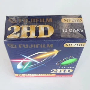 Scatola Floppy Disk FUJIFILM MF 2HD 10 Unità - Sigillata - IBM Formatted LUG - Bild 1 von 3