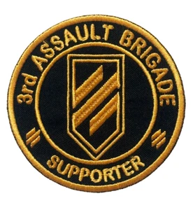 Morale Patch Ukraine Army 3rd Assault Brigade Supporter Hook Badge Ukraine War - Picture 1 of 2