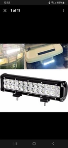 Front Bumper LED Light Bar For EzGo Cart Clubcar Or ATV - Picture 1 of 8