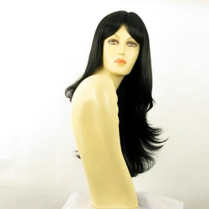 Perruque femme longue noir FLORA 1B - Imagen 1 de 8