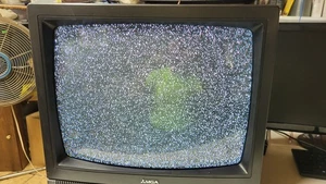 Mitsubishi MGA CS1946R 19” Retro with Remote Works GAMING VHS - Picture 1 of 7