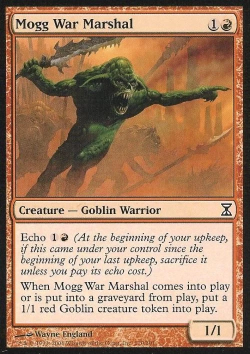 Mogg War Marshal - Light Play MTG Time Spiral - Image 1 of 1