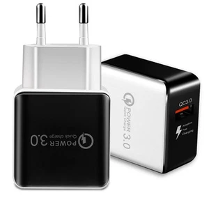 `Universal Qc3.0 Usb Ladegerät Eu Buchse 18W Quick Charge 3 0 Schnelle Adapt - Bild 1 von 8