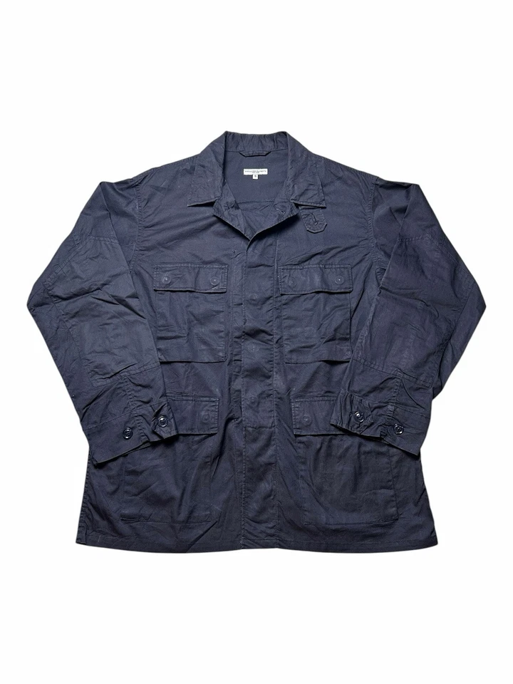 Engineered Garments BDU Jacket Navy Blue Parka Jackets Cotton Poplin . - Image 1 of 4