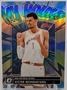 π2024-25 Panini Donruss Optic Victor Wembanyama My House Silver Prizm #19π - Picture 1 of 3