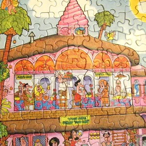 Vintage 1983 Hallmark Ambassador THE LAST RESORT Jigsaw Puzzle COMPLETE Over 500 - Picture 1 of 11