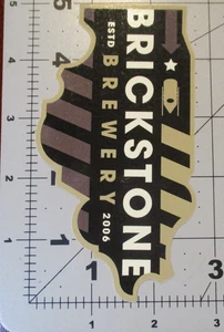 BRICKSTONE BREWERY illinois apa dark secret STICKER decal craft beer brewing J - Picture 1 of 1