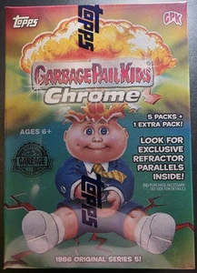 Garbage Pail Kids Chrome Series 5 Blaster Box - 5+1 Packungen (6) versiegelt - Englisch - Bild 1 von 2