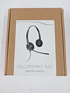 Plantronics EncorePro HW520 Black Headband Headset - Picture 1 of 5