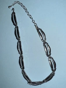 Vtg Monet gold tone chunk Link Choker Necklace - Picture 1 of 6