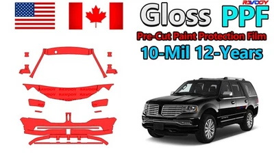 Película de protección de pintura PPF precortada brillante para Lincoln Navigator Base-L 2015-2017 Foto 1 de 4