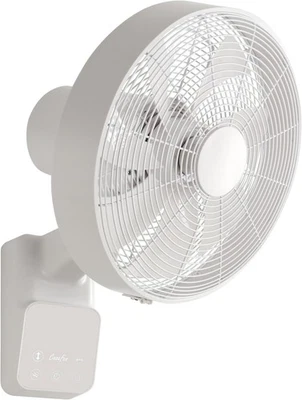 Ventilador de Pared Blanco 5 Velocidades Control Remoto Diseño Silencioso 45W Refrigeración Moderna - Imagen 1 de 4