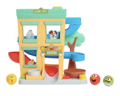 ¡NUEVO! SESAME STREET 🟡🟢🔴 ●ROUND THE VECINDARIO● 🔴🟢🟡 Juego con bolas. Foto 1 de 4