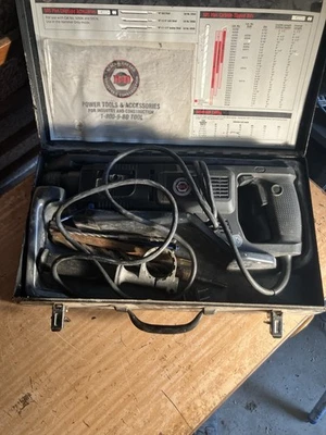 Electric Hammer Drill with Case and Accessories - Image 1 of 4