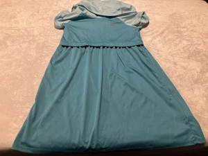 Columbia Blue Sundress With Hood Girls Size S=7/8 - Picture 1 of 6
