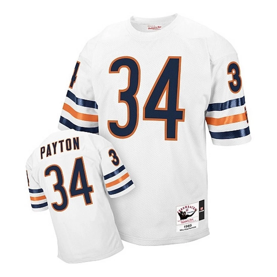 Camiseta deportiva Mitchell & Ness Chicago Bears Walter Payton #34 1985 réplica, blanca, S Foto 1 de 1