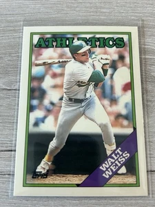 1988 TOPPS TRADED TIFFANY SET DA COLLEZIONE #126T - WALT WEISS RC - ROOKIE - Foto 1 di 2