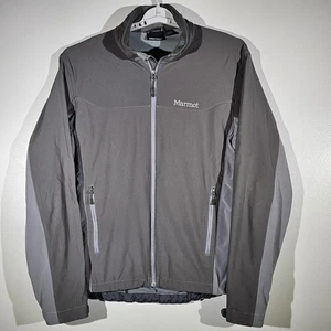 Marmot Tempo Jacket Men’s Size Large Full Zip Coat Gray 2 Toned - Picture 1 of 10