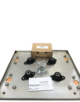 Genuine Kohler Drip Tray Stainless Steel GM29979-KP1 w/ Vibromount Kit GM28419 - Image 1 of 3