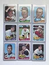 1965 Topps Baseball, Complete Your Set #13 thru #423, GD thru NM