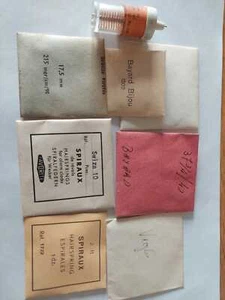 SPIRALS FOR ALARM CLOCKS. VARIOUS BRANDS OF SPIRALS. MADE SWISS. - Picture 1 of 3