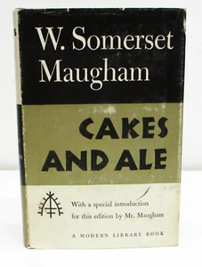 CAKES AND ALE by W. SOMERSET MAUGHAM - HCDJ MODERN LIBRARY - Imagen 1 de 8