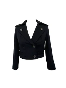 Marc by Marc Jacobs Women's Black Cropped Short Jacket - Size XS - Picture 1 of 6