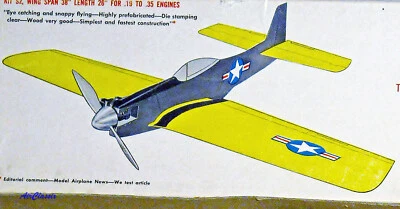 Sterling Models Plans: F-51 Mustang (1952) - Image 1 of 2