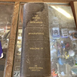 The History Of South Carolina Volume Four IV 1934 Rare - Bild 1 von 5