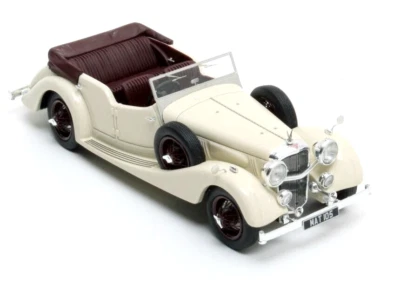 MATRIX 1/43 1938 ALVIS 4.3 LITRE CROSS & ELLIS TOURER IN CREAM/WHITE MX10105-031 - Image 1 of 4