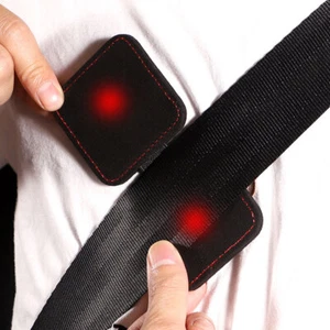 1×Magnetic Car Seat Belt Stabilizer Limiter Adjuster Belt Fixed Clip Accessories - Bild 1 von 12