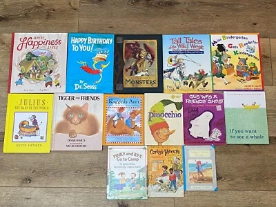 Lot of 14 Children Picture Books- Happy Birthday to You!, Gus Was A Friendly Gho - Image 1 of 4