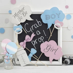 Photo Booth Photobooth Set 10tlg. 'Baby Party' Babyparty Mother To Be Girl / Boy - Bild 1 von 1