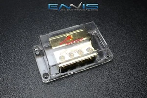 0 TO 4 GAUGE DISTRIBUTION BLOCK AUDIOPIPE GOLD 24K POWER WIRE PB-1044 - Picture 1 of 6