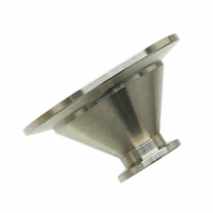 KF50 (NW50) to KF16 (NW16) Flange vacuum conical reducer, Stainless steel 304 - Picture 1 of 10
