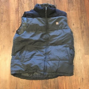 Coleman Puffer Vest Men's Size Large Two Tone Black and Gray - Picture 1 of 9