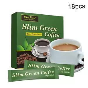 Slim Green Coffee with Ganoderma Control Weight Detox New Tea Green Coffee I3A8 - Picture 1 of 11