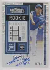 2020 Panini Contenders Building Blocks Ticket /10 Shun Yamaguchi Rookie Auto RC