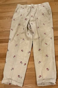 Brooks Brothers Cord Santa Holiday Hose - Bild 1 von 7