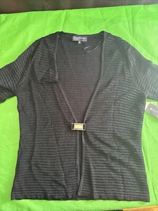 New Jones New York Cardigan Sweater Dark Blue Womens Size M - Picture 1 of 10