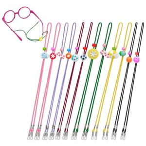 Kids Glasses Strap (Pack of 12) Eyeglasses Straps for Girls Glasses Holder/Glas - Picture 1 of 7