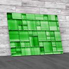 Glossy Mosaic Tiles Colorful Glass Green Canvas Print Large Picture Wall Art