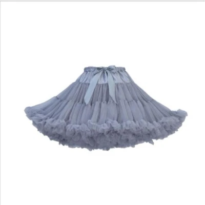 Petticoat Pink Black Red Wedding Dress Short Underskirt Adult Tutu Tulle Skirt - Image 1 of 4