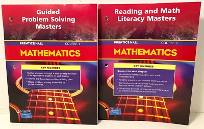 Mathematics Course 3~Guided Problem Solving & Reading & Math Literacy Masters - Image 1 of 2