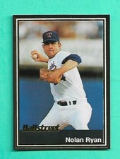 (1) NOLAN RYAN 1991 BALLSTREET TEXAS RANGERS NM-MT CARD (V0364)  