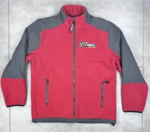 Vintage Nascar Herren Fleecejacke Größe L Rot Racing - Bild 1 von 15