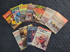 Vintage Sports Cars Illustrated Magazine Lot 11 Issues 1957-1959 Car And Driver - Picture 1 of 16