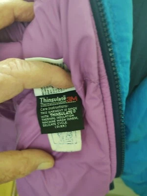 Chaqueta de esquí vintage para hombre ROFFE Wildcat cremallera completa invierno amarillo nieve gris talla XL Foto 1 de 4