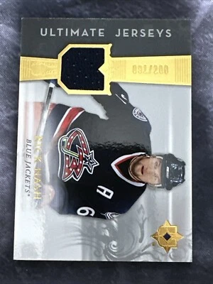 2006-07 Ultimate Collection Ultimate Jersey UJ-RN Rick Nash Columbus Blue Jacket - Image 1 of 3