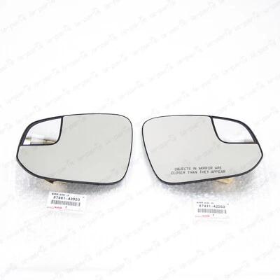 Новый подлинный Toyota 2016-2018 RAV4 с подогревом левой и правой стороны зеркала обзора стекла комплект - Изображение 1 из 4